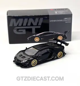 Mini GT 1:64 LB-WORKS Lamborghini Aventador Limited Edition – Matte Black