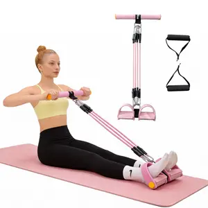 RELIFE 2026 Upgraded Adjustable Pedal Resistance Band with Handles, Detachable Elastic Pull Rope for Full-Body Home Gym Training, Arm Exercise, Sit-Ups, Yoga and Ab Workout, Summervibes