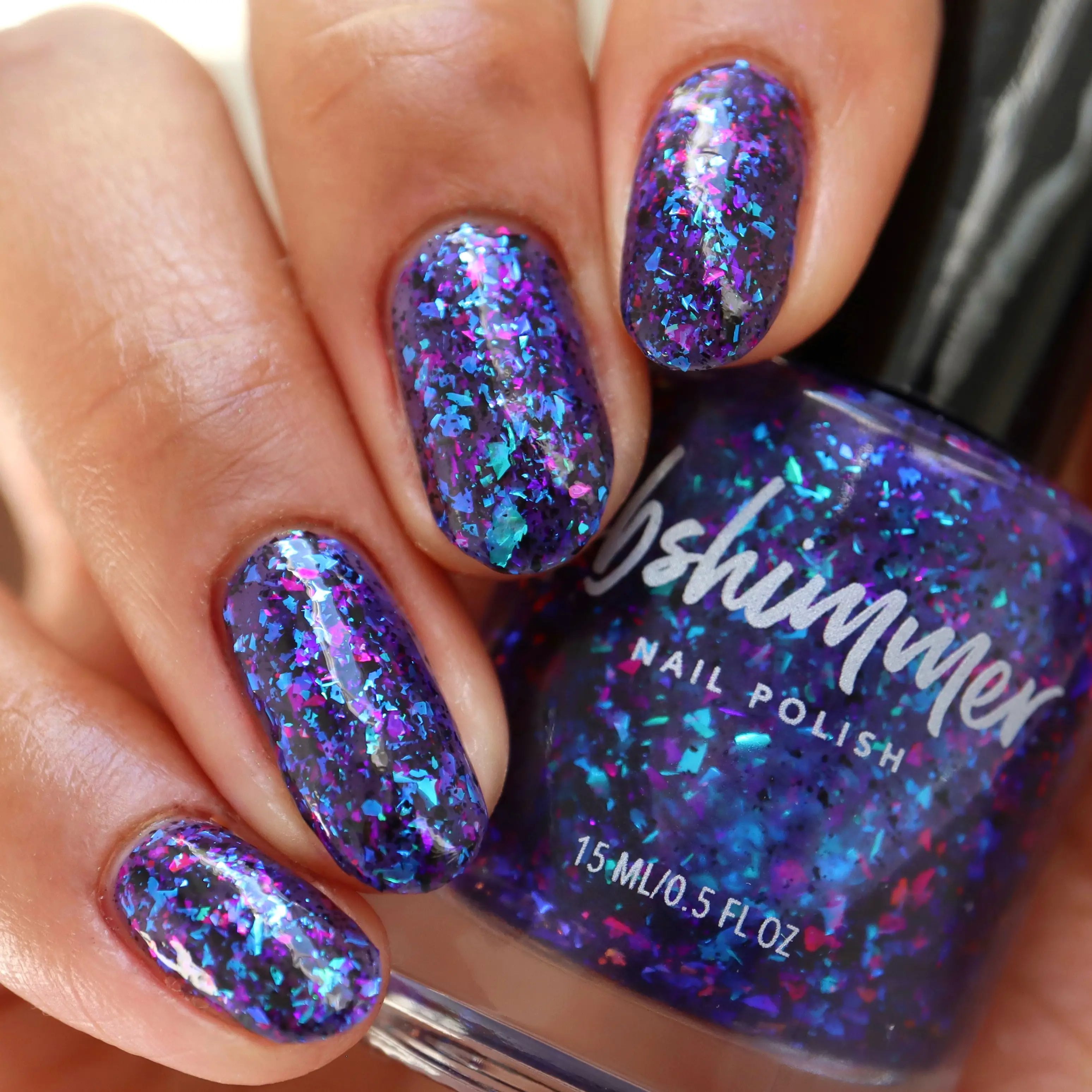 KBShimmer Get Your Knit Together Jelly Flake Nail Polish