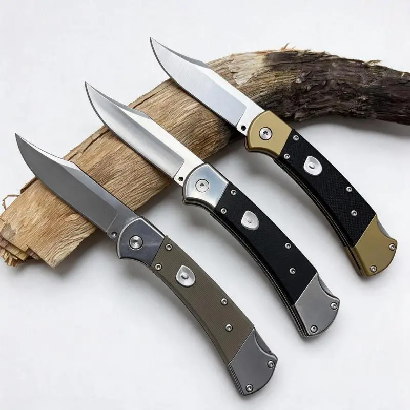 Folding Knife with 4-inch S30V Steel Clip Point Blade, Non-Slip G10 Handle with Burnt Orange Accent - Ambidextrous Compact EDC Tool for Hunting and Outdoor Tasks, Durable Outdoor Tool, Outdoor Edc Tools sohochic