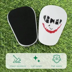 1 Pair of Mini Football Shin Guards - Ultra Small Protective Gear for Men & Women, Blue & White Cracked Ice Design, PET Material, Pull-On Closure, Ideal for All Ages, Football Accessories | Modern Sports Gear | Lightweight Design, Mini Shin Guards