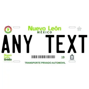 Custom Nuevo Leon '11 cases/license plates