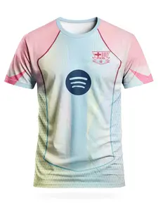 Men's football jerseys, Soccer Shirt and cartoon-patterned crewneck comfortable sports tops are suitable for playing football, training and daily wear