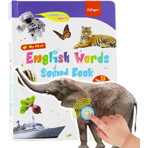 English Words Sound Book for Toddlers 3-6 | 470+ Words & Phonics Learning Toy | Interactive Speak & Spell with Sounds & Pictures | 21 Themes | 2026 Educational Gift
