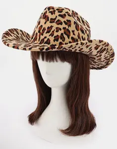 Leopard Print Cowboy Hat