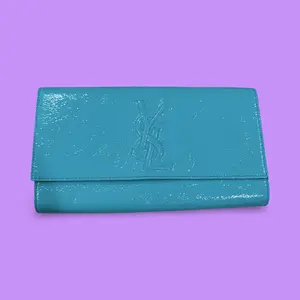 Pre-owned Leather Clutches & Wristlets Saint Laurent Belle Du Jour Clutch