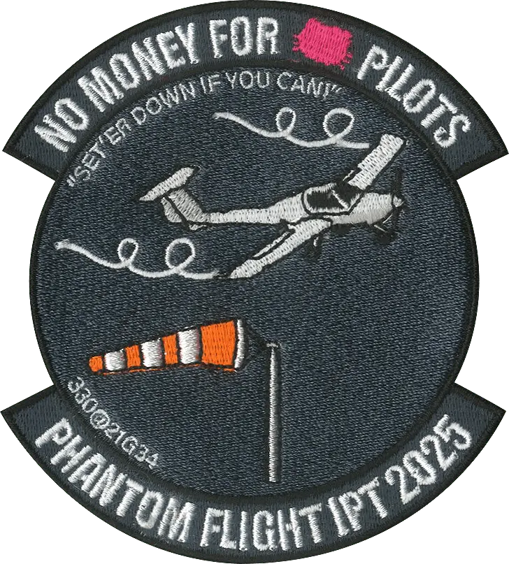 IPT 2025 No Money Embroidered Patch