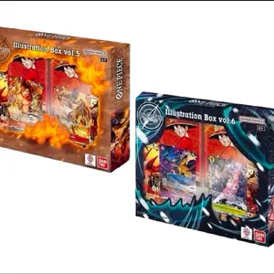 (PICK YOUR BOX) One Piece Illustration Box Volume 5 & 6 - Official Anime Collectible Set