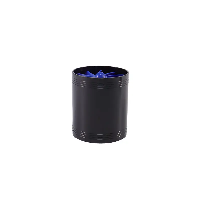 ABYSSAL DUAL-TURBO: Black-Blue Vortex Wheel