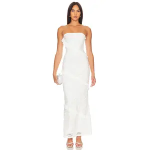 MORE TO COME Xandra Maxi Dress in Ivory
