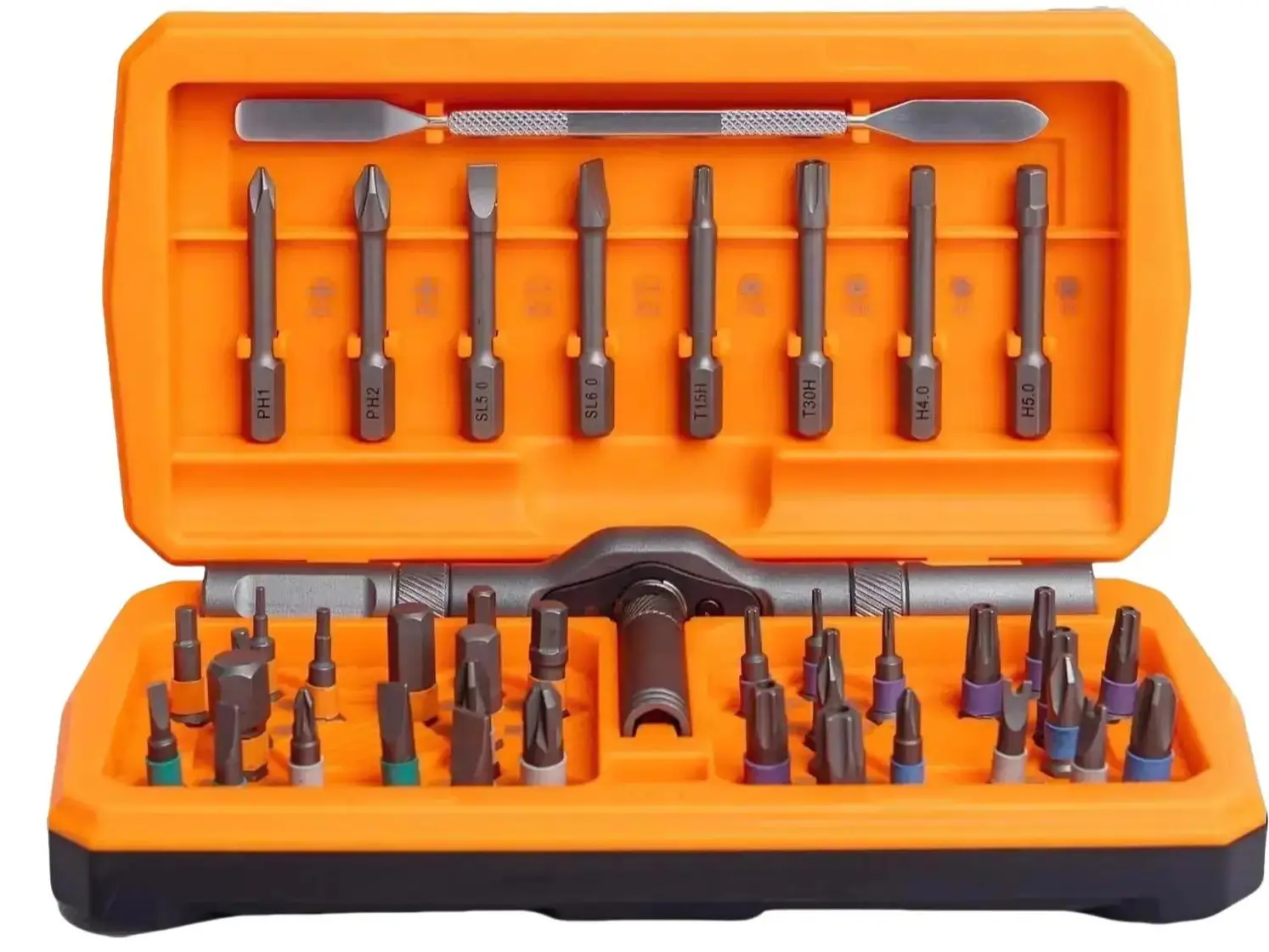 43-in-1 Screwdriver Set with Detachable Ratchet Handle – Multi-Purpose DIY Repair Tool Kit for Computer, Phone, Watch & Glasses | Compact Magnetic Bit Set for Home & Tech Repairs | Gift for Men#Holiday gifts