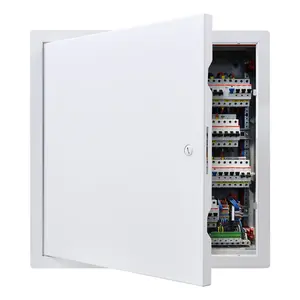VEVOR Access Panel for Drywall, 15.2 x 15.2 in Galvanized Steel Access Door, Easy Install Hinged Service Panel with Screwdriver Latch, for Ceiling Plumbing Electrical, 14.4 x 14.4 in Cutout Size White