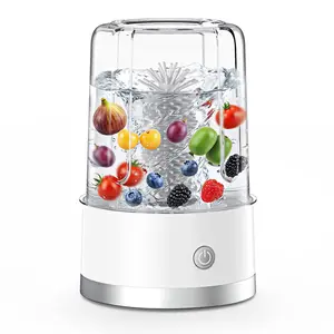 SEANCHEER W01 Electric Fruit and Vegetable Washer Machine, Fruit Cleaner Spinner Machine with OH-ion Purification Technology, Suitable for Small Fruits Such as Blueberries, Tomatoes, and Raspberries