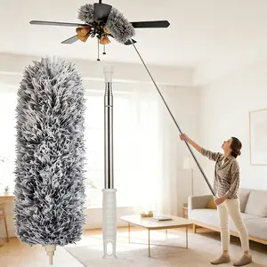 Cleaning Marvel! Flexible Microfiber Duster – Tackles Dust in Air Conditioners, Cars, Ceilings, Spider Webs, Gaps, and All Hard-to-Reach Spots. Sweep2