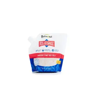 Redmond Real Salt - Ancient Fine Sea Salt, Unrefined Mineral Salt, 16 Ounce Pouch (1 Pack)