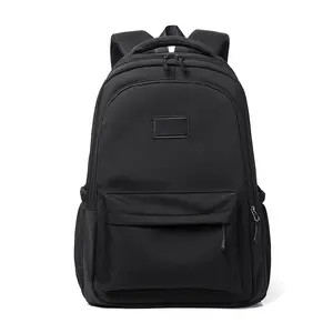 BIGWIG Unisex Minimalist Plain Oxford Cloth Backpack - Aesthetic, Large, Lightweight, Waterproof Daypack for College, Travel