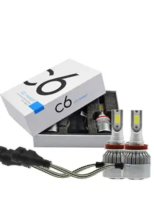 H4 LED Headlight Bulb 4000LM 6000K for Car, Plug and Play, High Brightness, Replacement Headlight Bulbs
