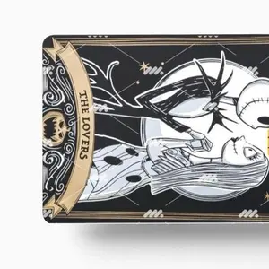 Cute couple skellington the Ultimate Rectangle Sticker for Anywhere & Anything Minimal Tech Style | Waterproof | Perfect Fit for Laptops & Accessories