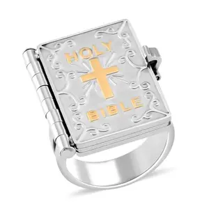 Stainless Steel Yellow Gold ION Plated Statement Ring for Women Jewelry Birthday Christmas Gifts