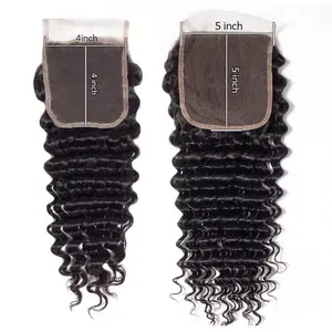 DEEP WAVE 5x5 HD Lace Closure - Free Parting - 100% Human Virgin Hair