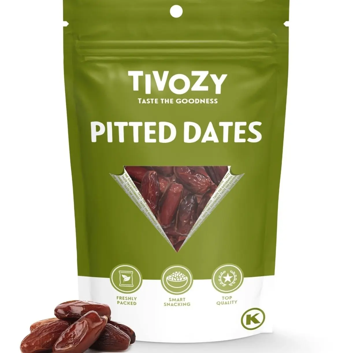 Pitted Dates 1lb pack of Deglet Noor Dates Pitted Bulk No Sugar Added, Delicious and Nutritious Deglet Date Ideal for Baking, Energy Bites and Salads, Whole Dried and Ready to Eat