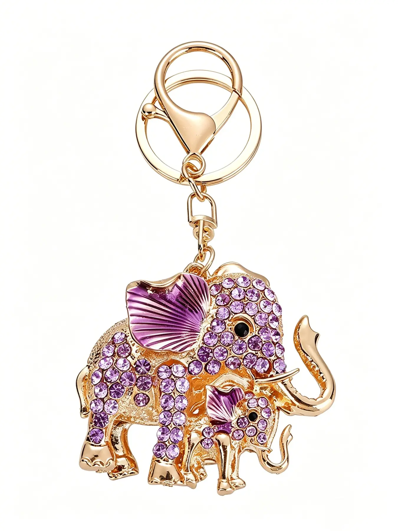 Cute Elephant Keychain, Versatile Accessory for Any Occasion, Perfect for Daily Use, Adds Color to Your Bag, Keychain for Bags, Stylish and Practical, Keychain Pendant, Key Ring Accessory