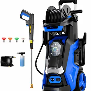 Electric Pressure Washer 2800 PSI 1.9 GPM Power Washer with Touch Screen Adjustable Pressure 4 Nozzles & 500ml Foam Cannon for Patio Cleaning