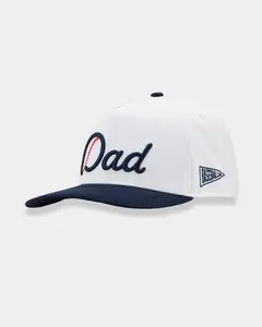 Dad Baseball Stitches Five Panel Cap
