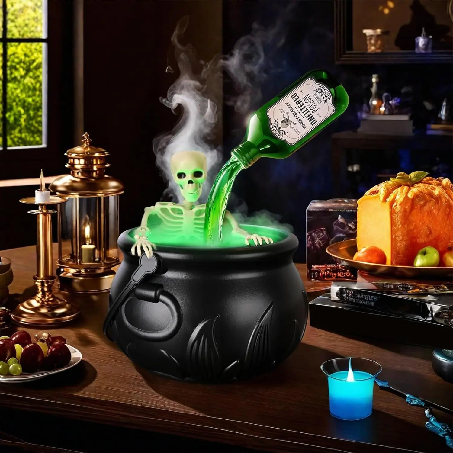 Halloween Magic Floating Potion Bottle Diffuser, Bat Bucket Hocus Pocus Party Decor, Halloween Decoration Supplies Gifts