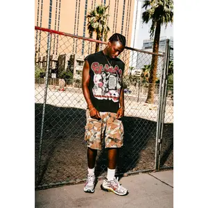 COMMANDMENTS SLEEVELESS SHIRT-BLACK