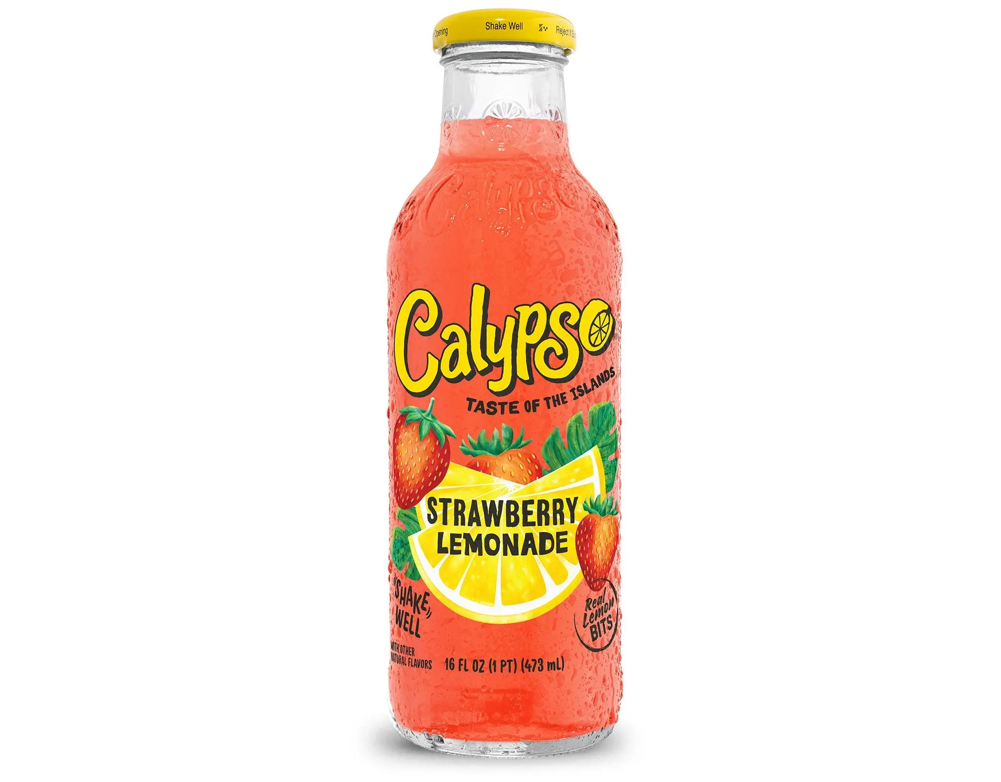 Calypso Lemonade, Strawberry, 16oz (Pack of 12) Calypso Lemonade, Strawberry, 16oz (Pack of 12)