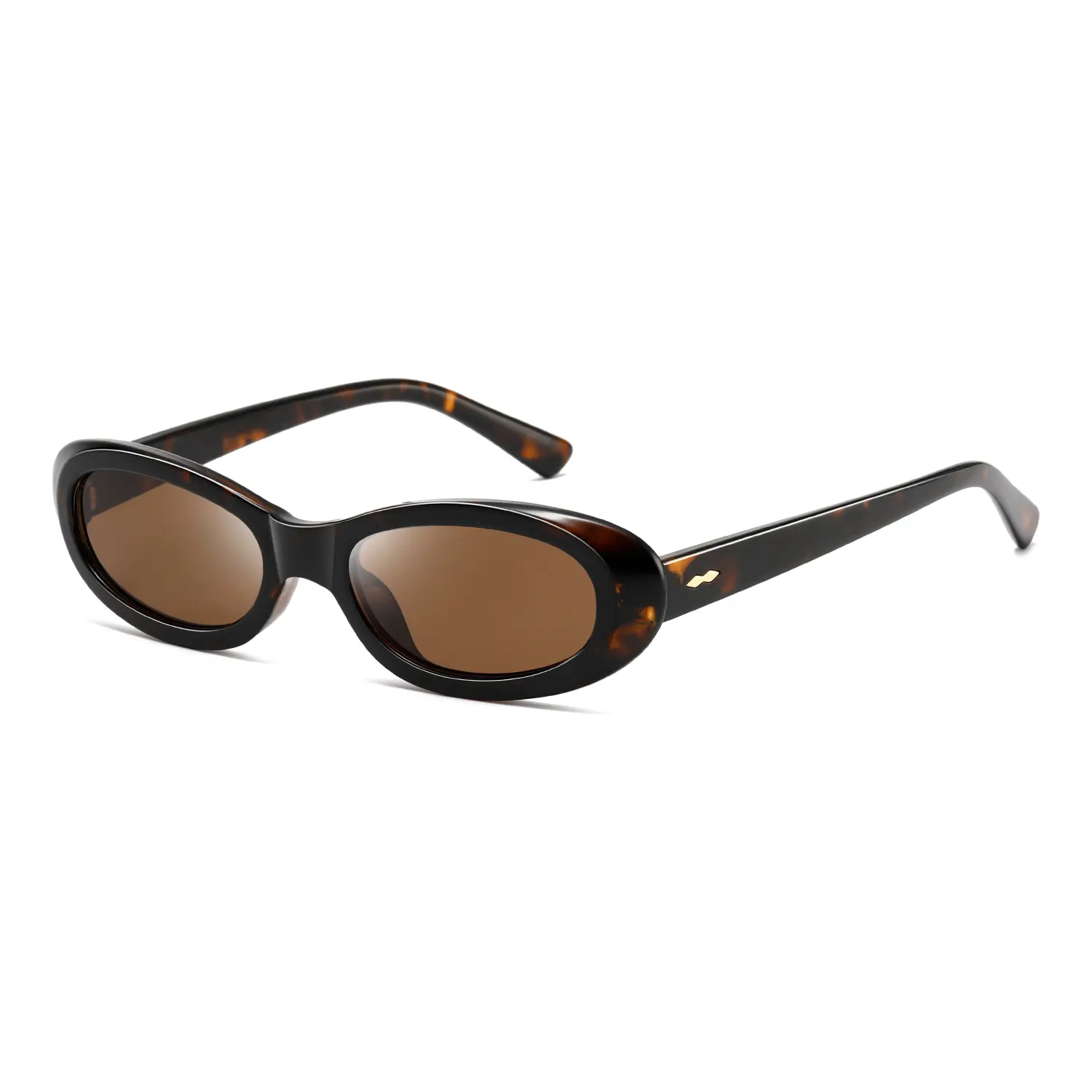 Kimorn Unisex Cool Oval Classic Sunglasses - Retro Chunky Full-Rim Lightweight Plastic Frame, UV400 UV-Protection Lens, Men's & Women's Casual Frame Glasses for Travel, Daily Wear, Cool Sunglasses, Men's Sunglasses