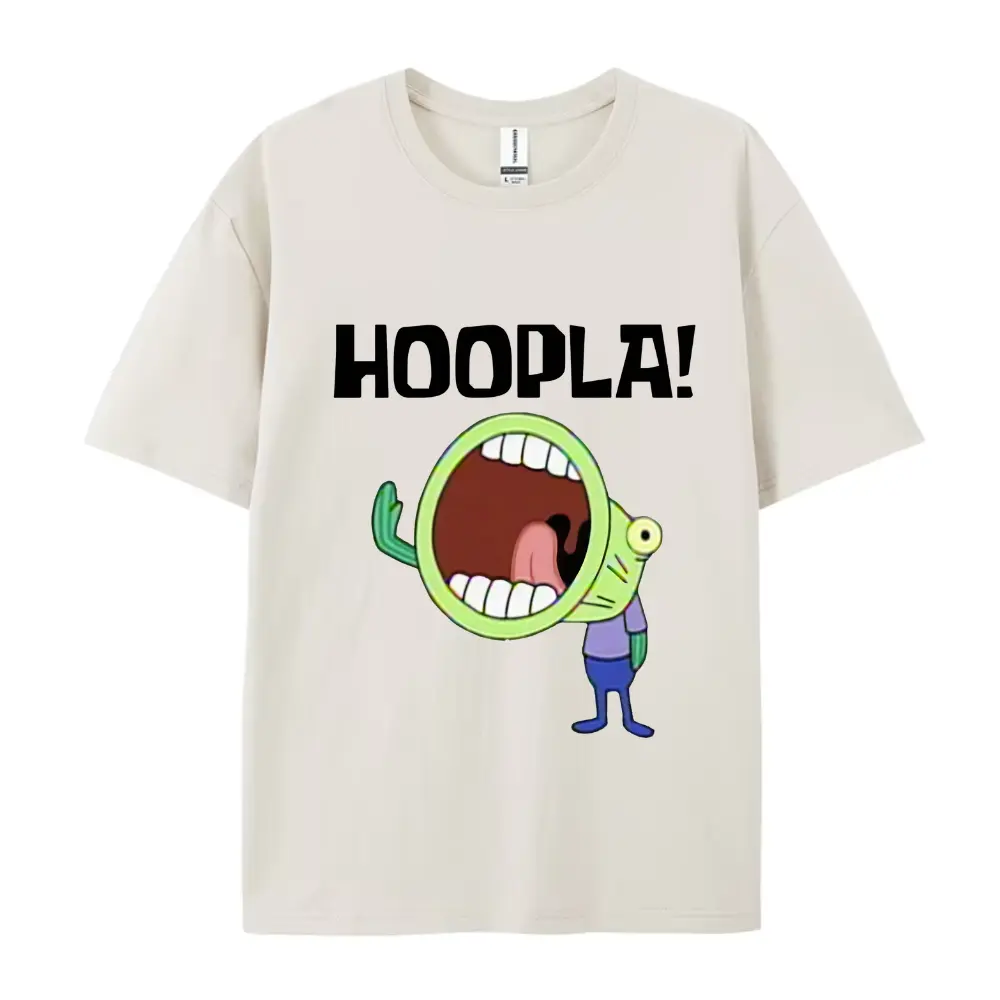 Spongebob and Squarepants Graphic Tee, Fun T-Shirt, Unisex Cotton Casual Shirt, Perfect for All Seasons Black Top
