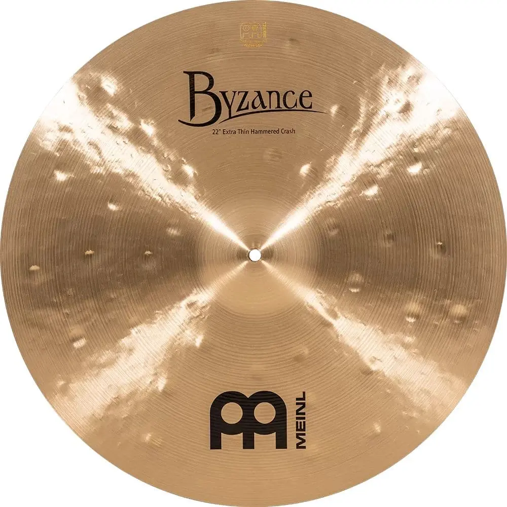 Meinl Byzance Extra Thin Hammered Crash Cymbal 22"