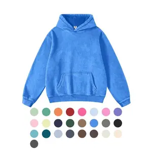 Neutral Casual Oversized Acid Wash Hoodie Pullover - Sports Warmth, Long Sleeve Loose Fit Soft Material Sweatshirt - Suitable for Men and Women Casual Sweater Matching with Leggings Women's Basic Style
