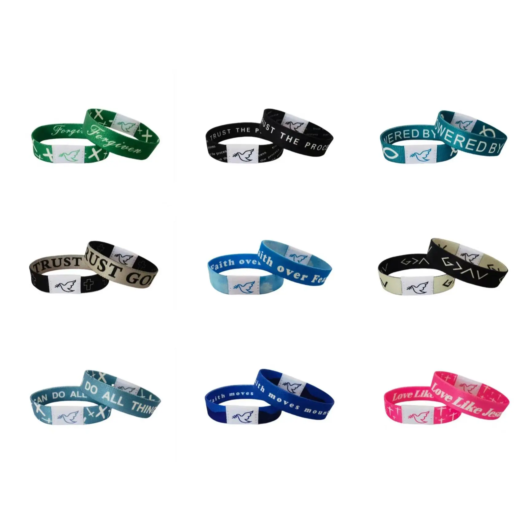 Daily Bible Verse Bracelet   Christian Devotional Bible Verse Bracelet Jesus Bracelet Cross bracelet Trendy Stack Bangle Personalized Jewelry