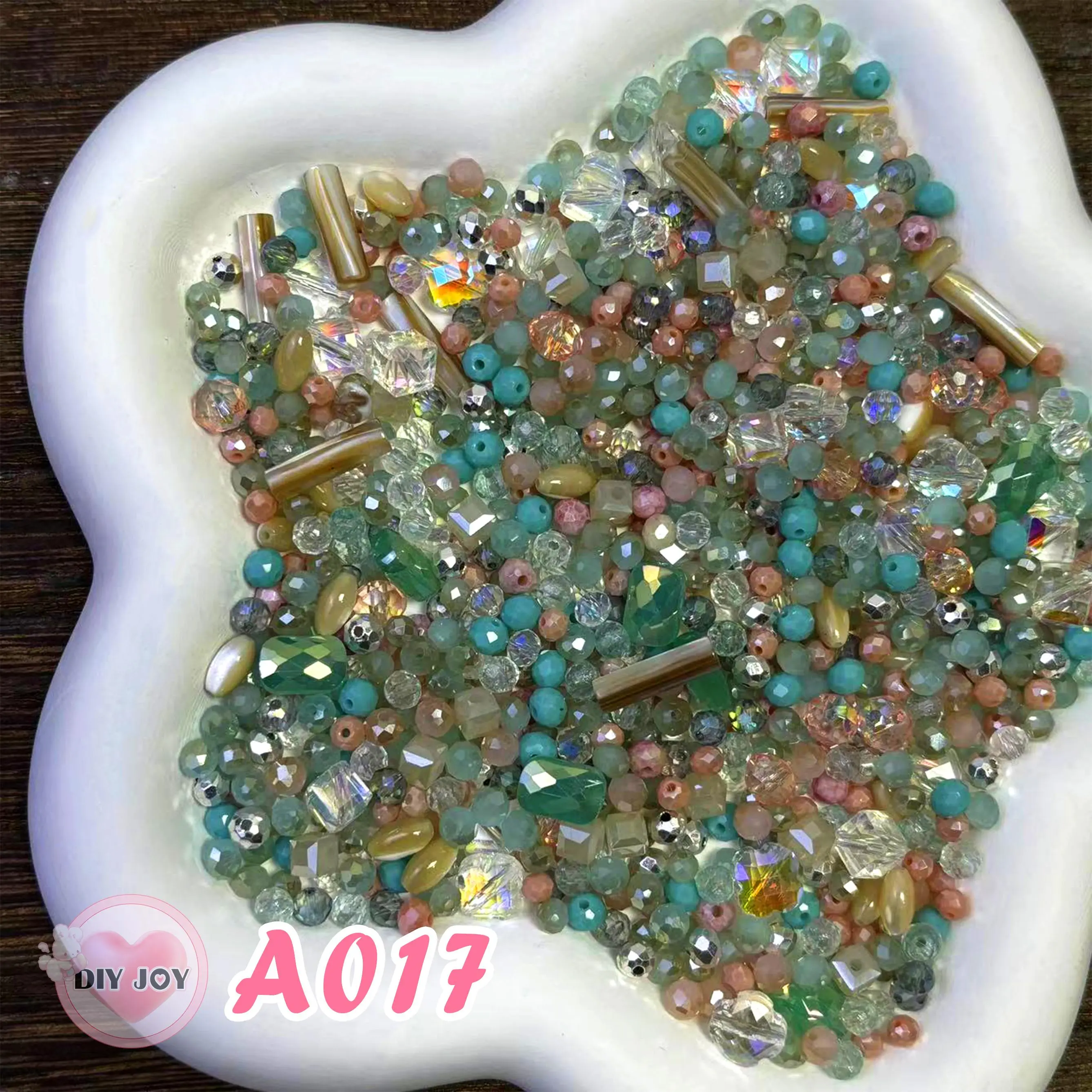 Claim on live-DIY jojo -DIY natural Crystal Macrame Brined Crystal Stone Bracelet Necklace