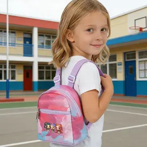 K Demon Hunter print everyday backpack, suitable for teenagers, schoolgirls and college students.