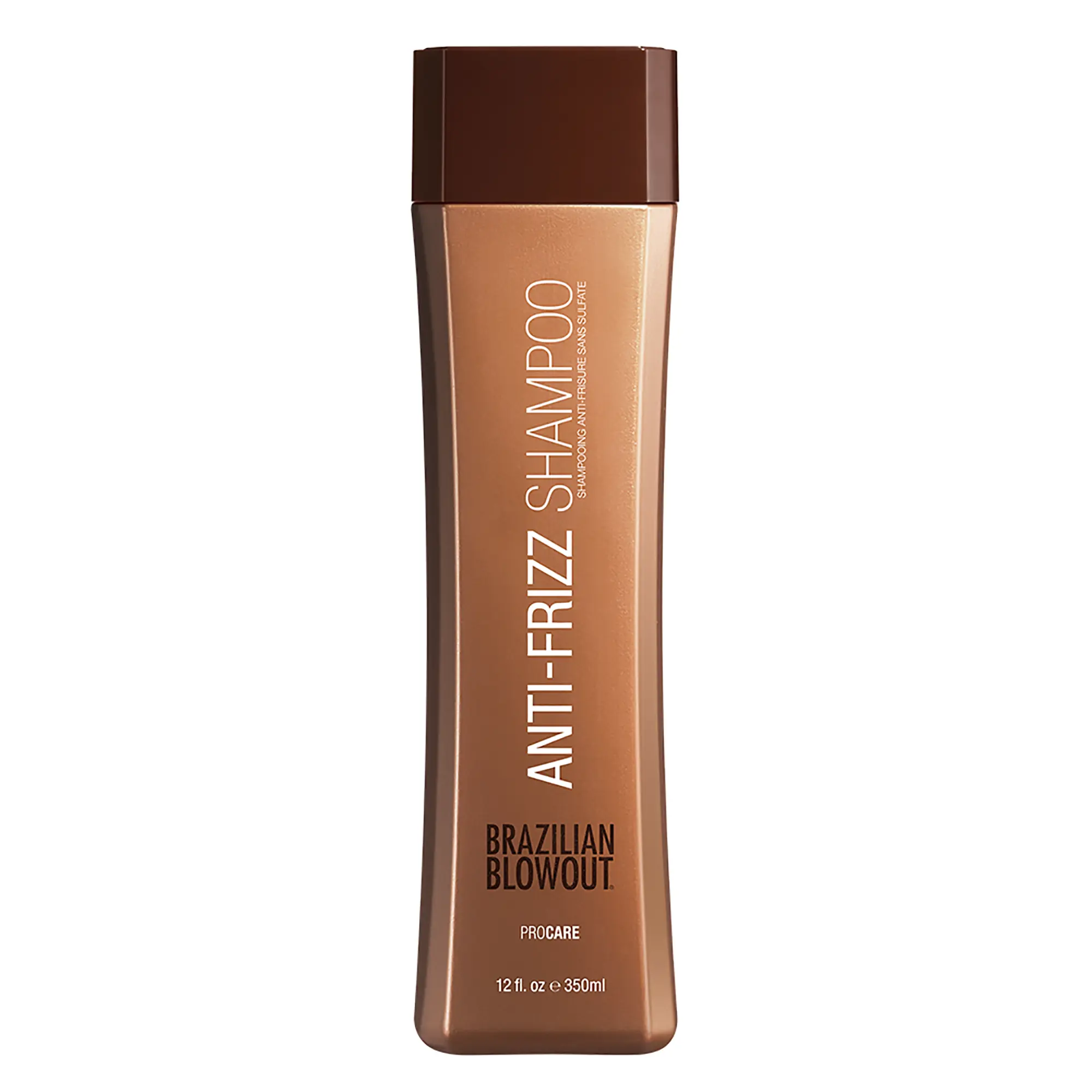 Brazilian Blowout Acai Anti-Frizz Shampoo, Sulfate-Free Smoothing Cleanser with Keratin for Radiant Hair and UVA/UVB Protection, Fragrance, Frizzy Hair, Sun Protection, Hair Wash Day