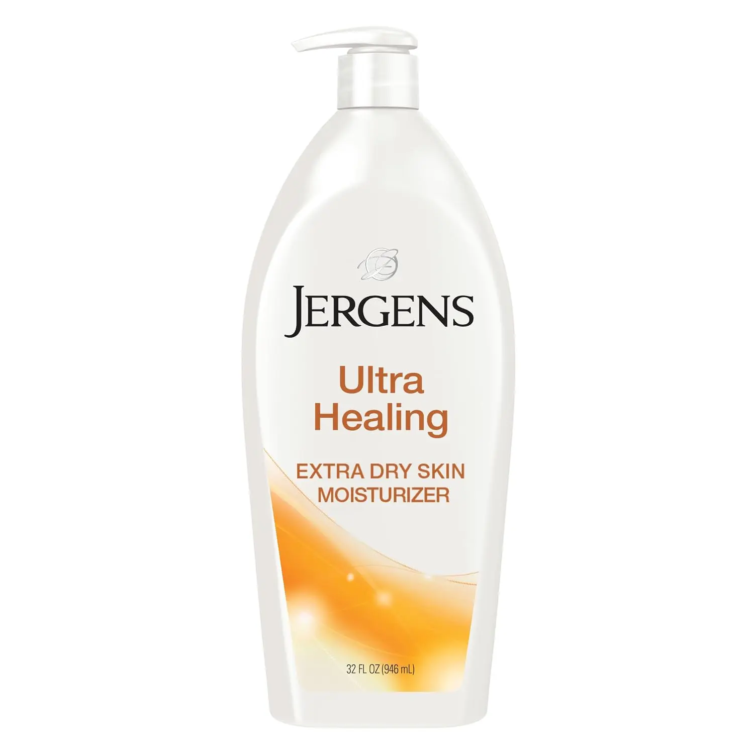 Jergens Ultra Healing Dry Skin Body & Hand Lotion - 32oz White Moisturizer with Hydralucence Blend, Vitamins C, E & B5 for Quick Absorption into Extra Dry Skin