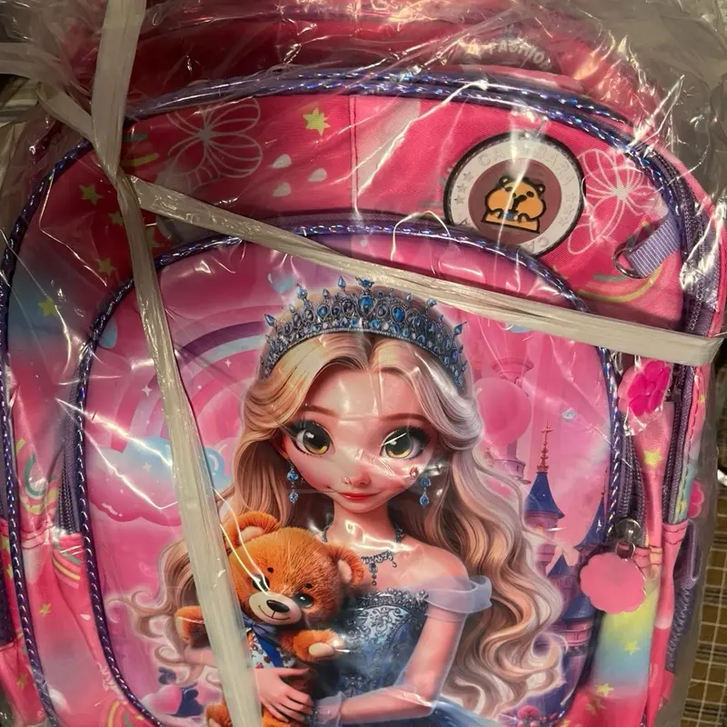 School Bag, Female-Adults Casual Backpack with All Over Print, Built-In Organizer (12 Pieces)