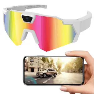 snow goggles New Sunglasses Camera DV Sports Recording Photo Camera Smart Outdoor Cycling Recorder with 1080P HD Video 12.0MP Photos & Polarized Lenses for Cycling & Sports