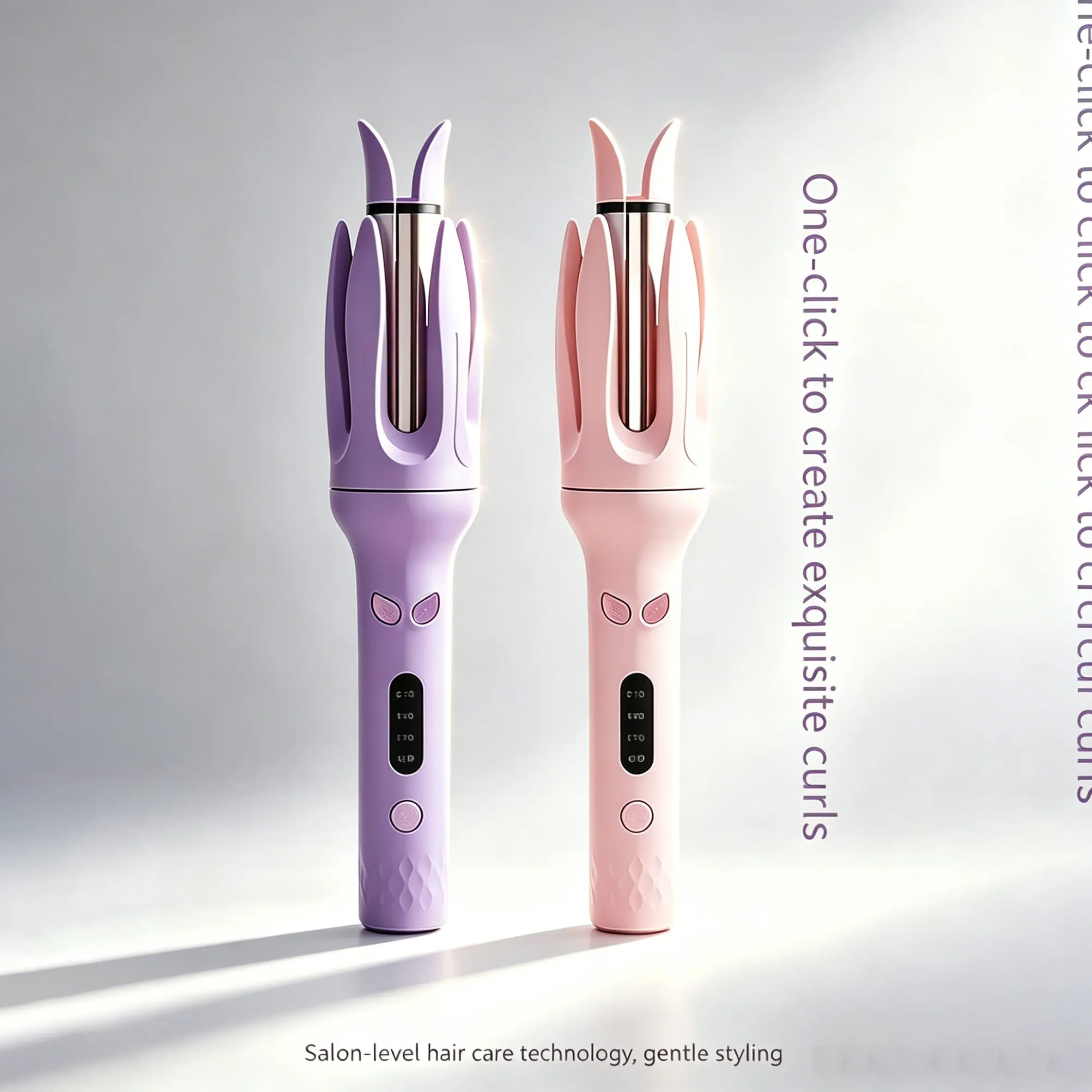 32mm Automatic Curling Iron - Auto Rotate, Negative Ion, 4-Temperature Modes, Frizz-Free Casual Wave Maker, Women’s Home Hair Styling Kit & Tool, Easter Gift for Festive Supplies