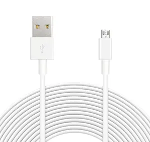 26ft 8M Power Extension Cable for Various Cameras - Connects USB to Micro USB, Ideal for Furbo Dog, Arlo Q, and More