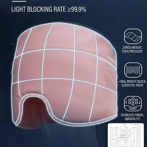 Lazy Paw | Weighted Eye Mask for Sleeping 360° Full Coverage Light Blocking Sleep Mask Strapless Wraparound Design Deep Pressure Stress Relief Soft Breathable Blindfold for Women Men Travel Home Naps Hypoallergenic Ultra Lightweight Night Sleep Aid