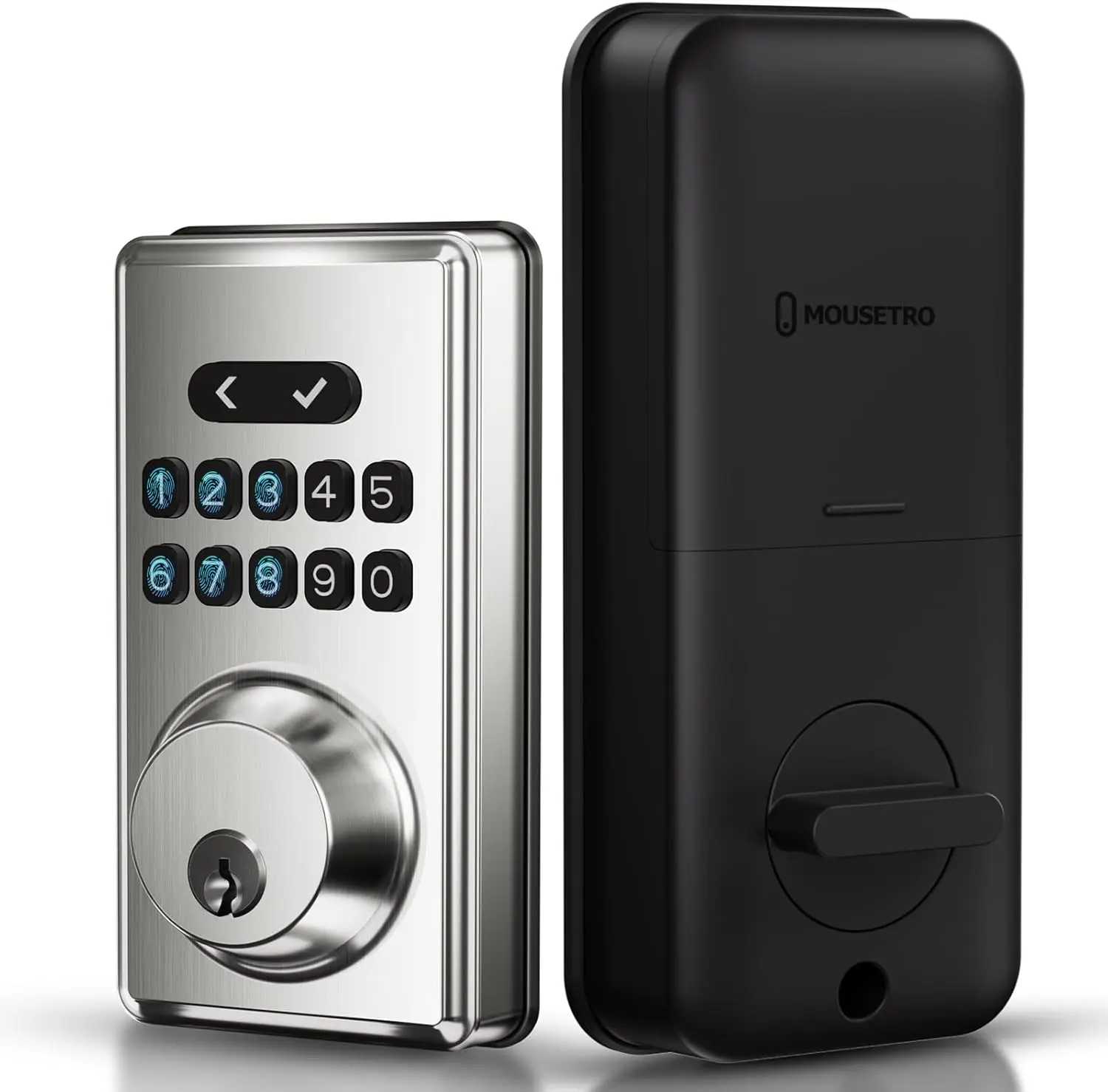Keyless Entry Keypad Deadbolt Smart Lock, Anti-Peeping Password, Auto Lock & Silent Mode, Support 100+ PIN Codes, Digital Electronic Door Lock for Front Door Home Security