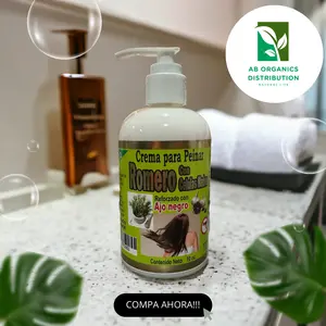 Styling Cream , Romero con Celulas Madres Reforzado con Ajo Negro Gel Haircare Nourishing