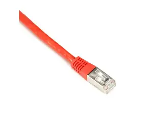 CAT6 250-MHz Shielded, Stranded Cable SSTP (PIMF), PVC, Red, 2-ft.