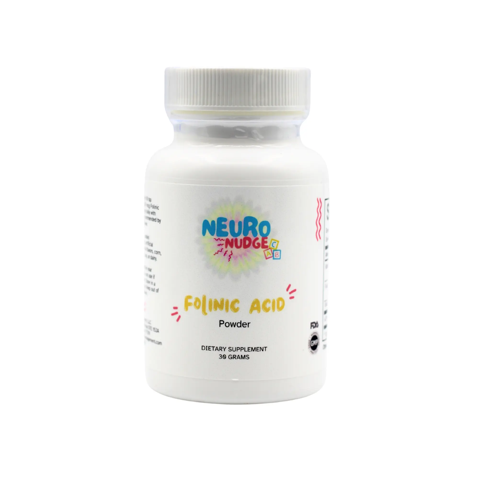 Folinic Acid Powder Dietary Supplement 306 Grams US Attribute