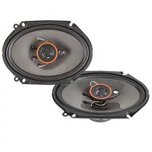 AS68 1 Pair 6x8 inch 350 Watts Max 3-Way Car Audio Coaxial Speakers